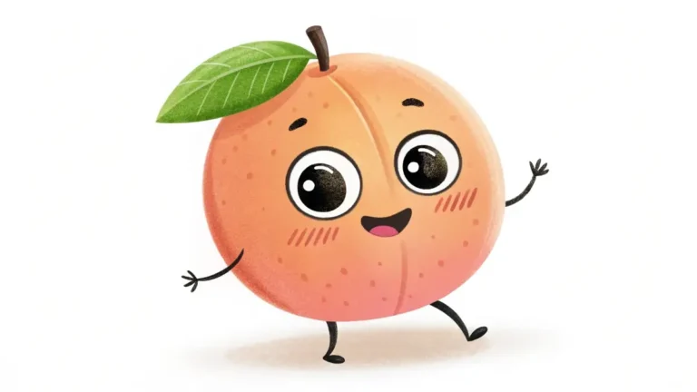 funny peach