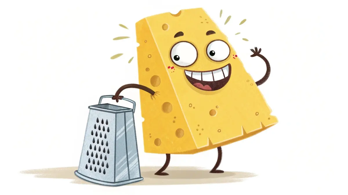 grate cheese