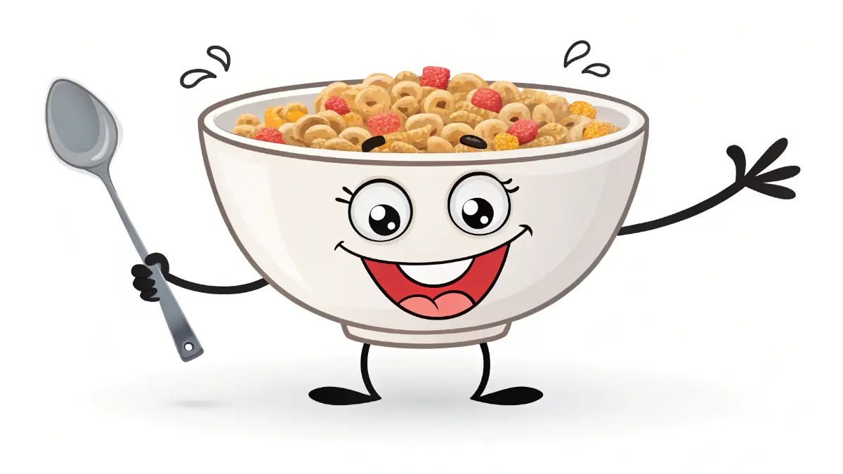 funny cereal bowl