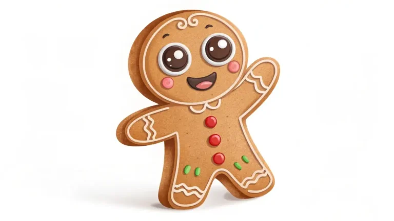 gingerbread smiling