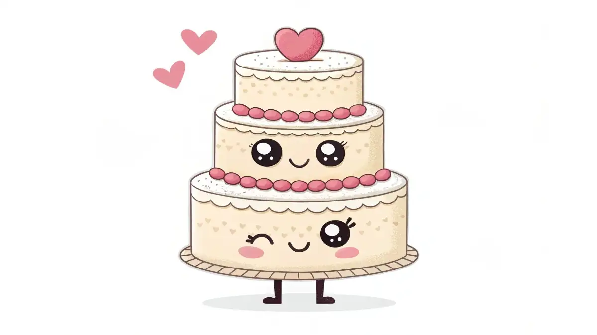 wedding cake cute