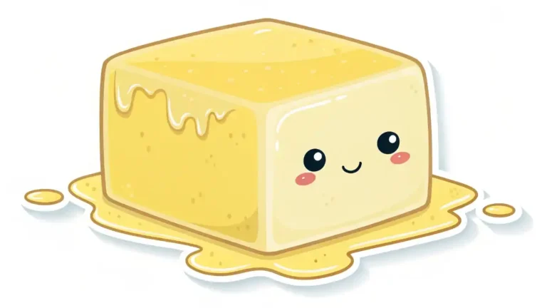 cute butter cube