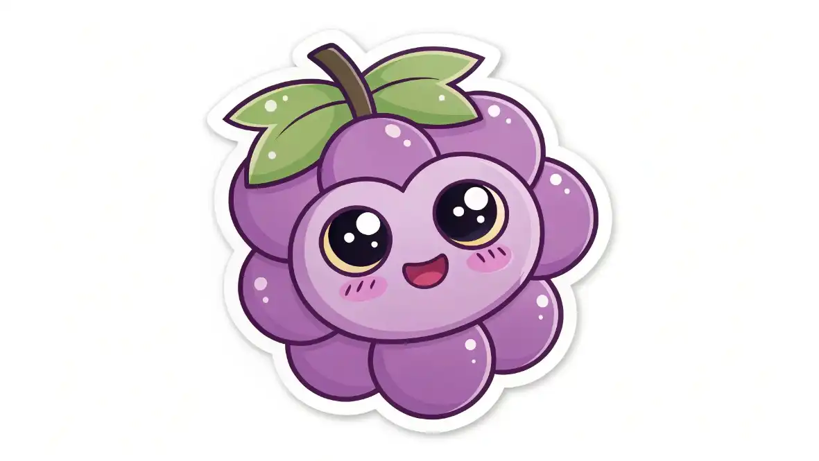 grape cute