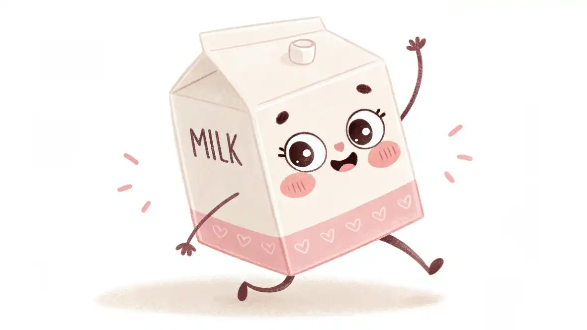 milk cute