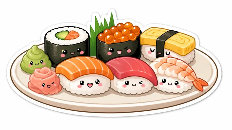 sushi cute featured