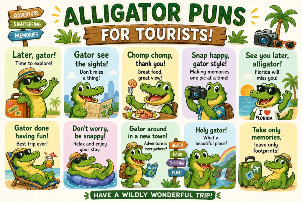 Alligator Puns for Tourists