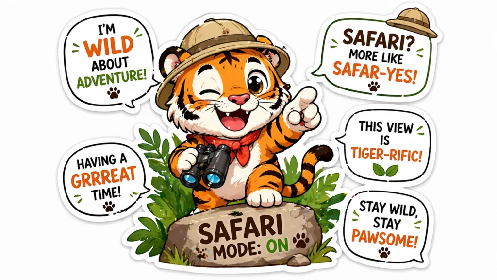 Safari Tiger Puns