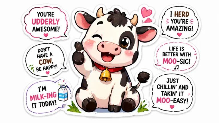 Cute Cow Puns