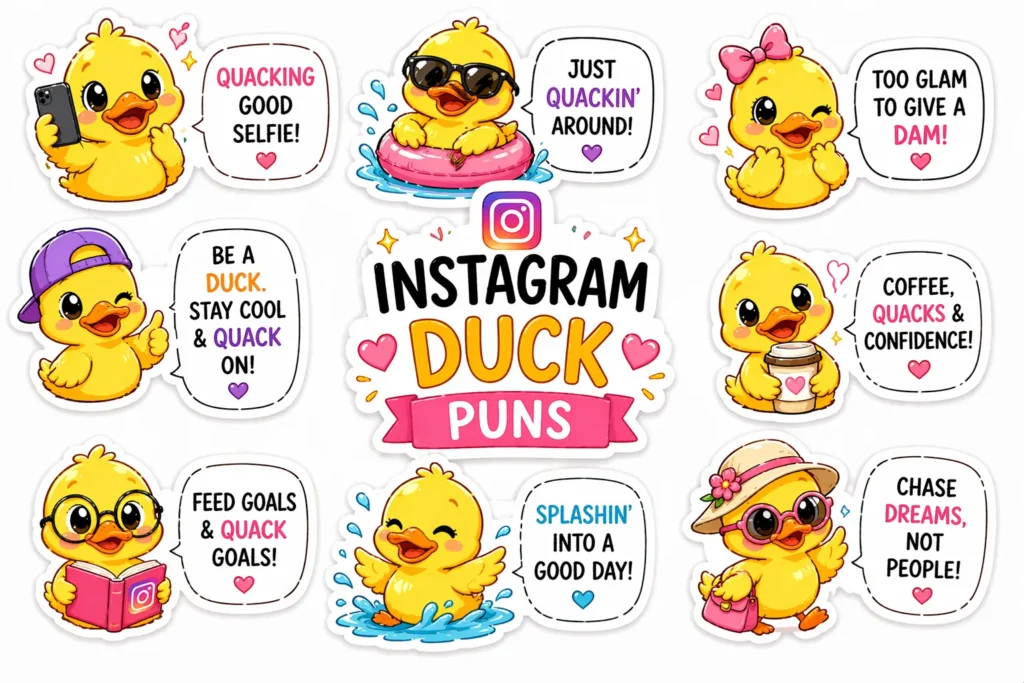 Instagram Duck Puns