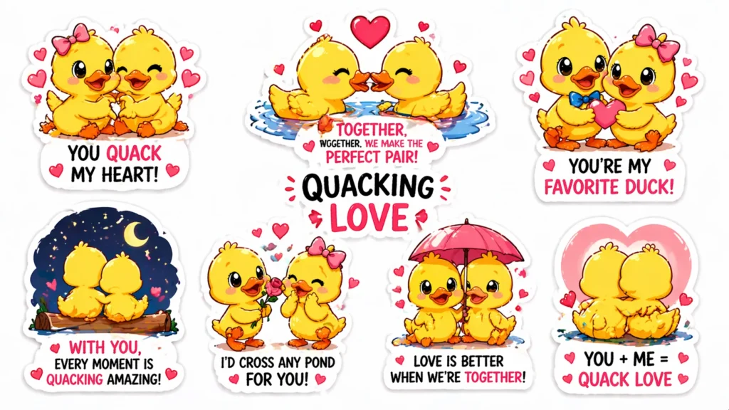 Romantic Duck Puns