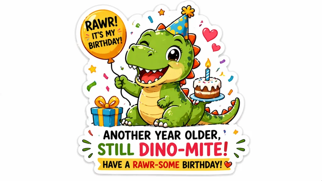 Dinosaur Birthday Puns