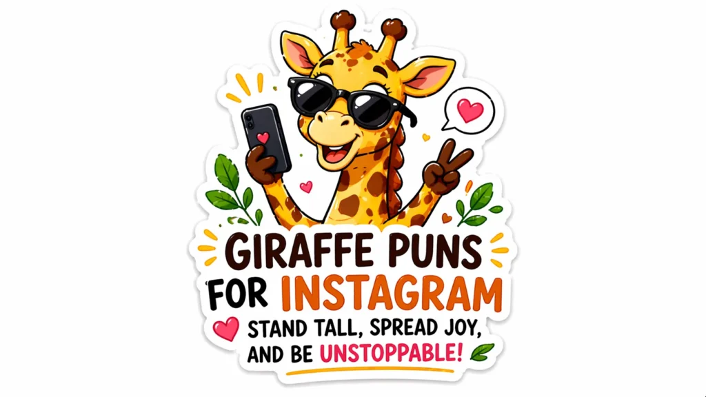 Giraffe Puns for Instagram