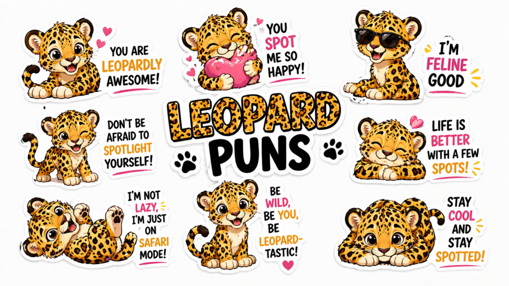 Funny Leopard Puns