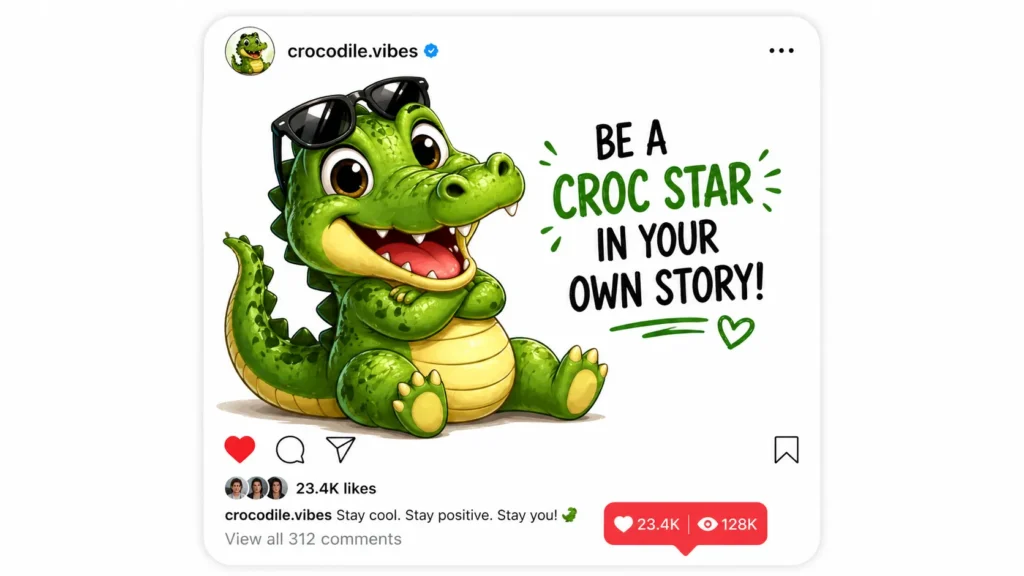 Crocodile Puns for Instagram