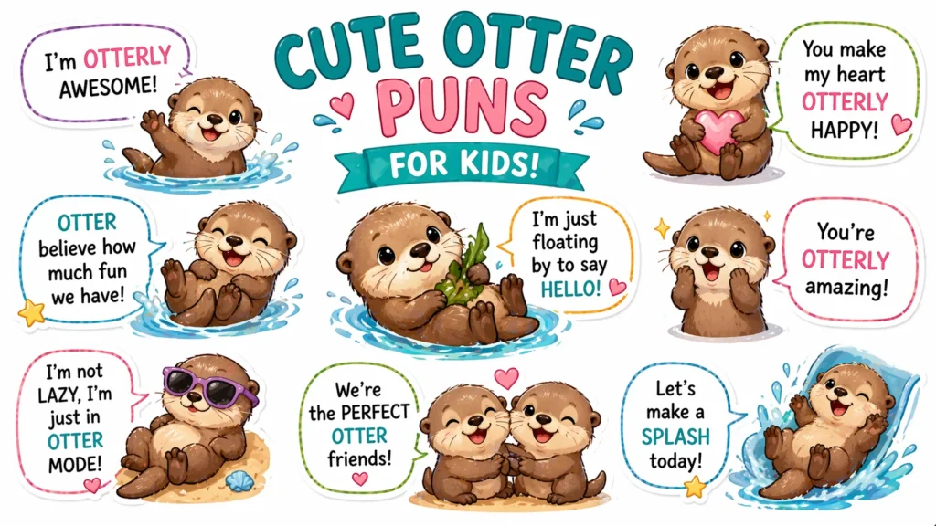 Cute Otter Puns