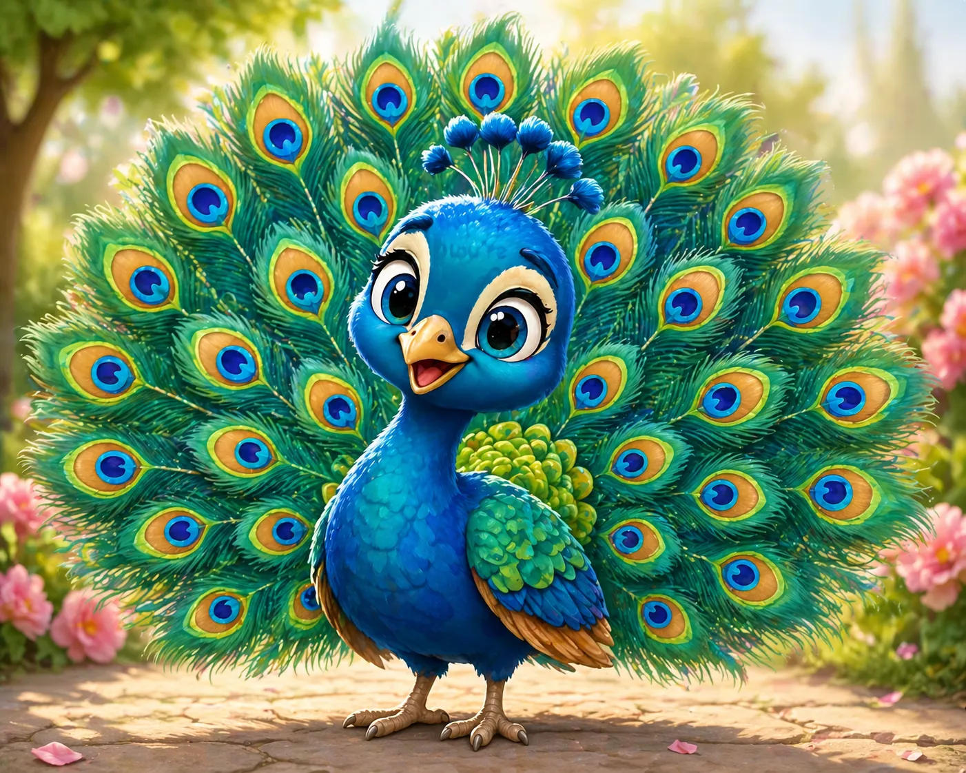 Cute Peacock Puns