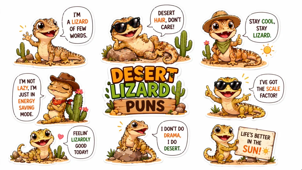 Desert Lizard Puns