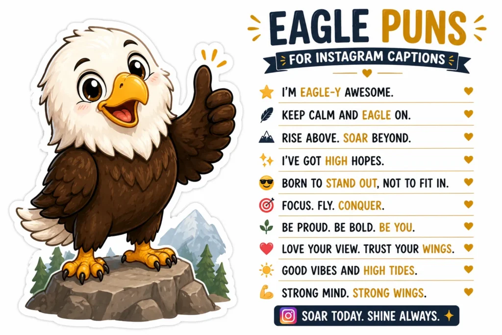 Eagle Puns for Instagram