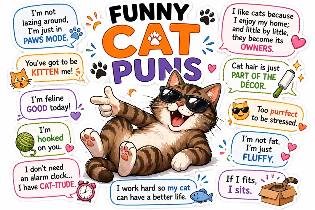 Funny Cat Puns