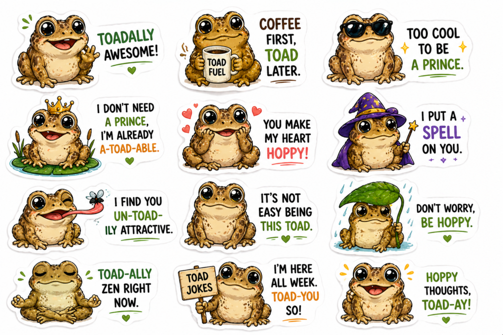 Funny Toad Puns