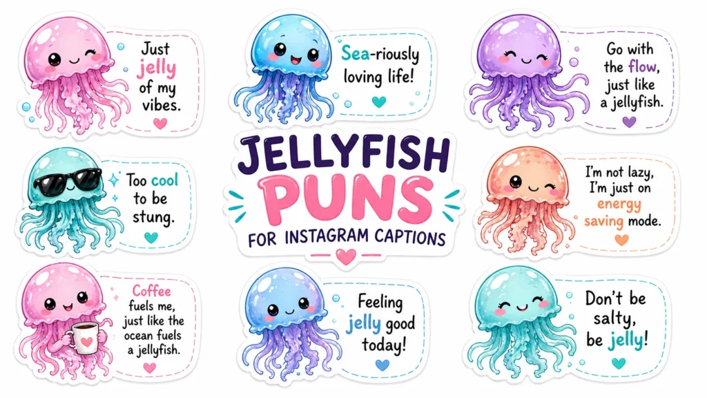 Jellyfish Instagram Captions