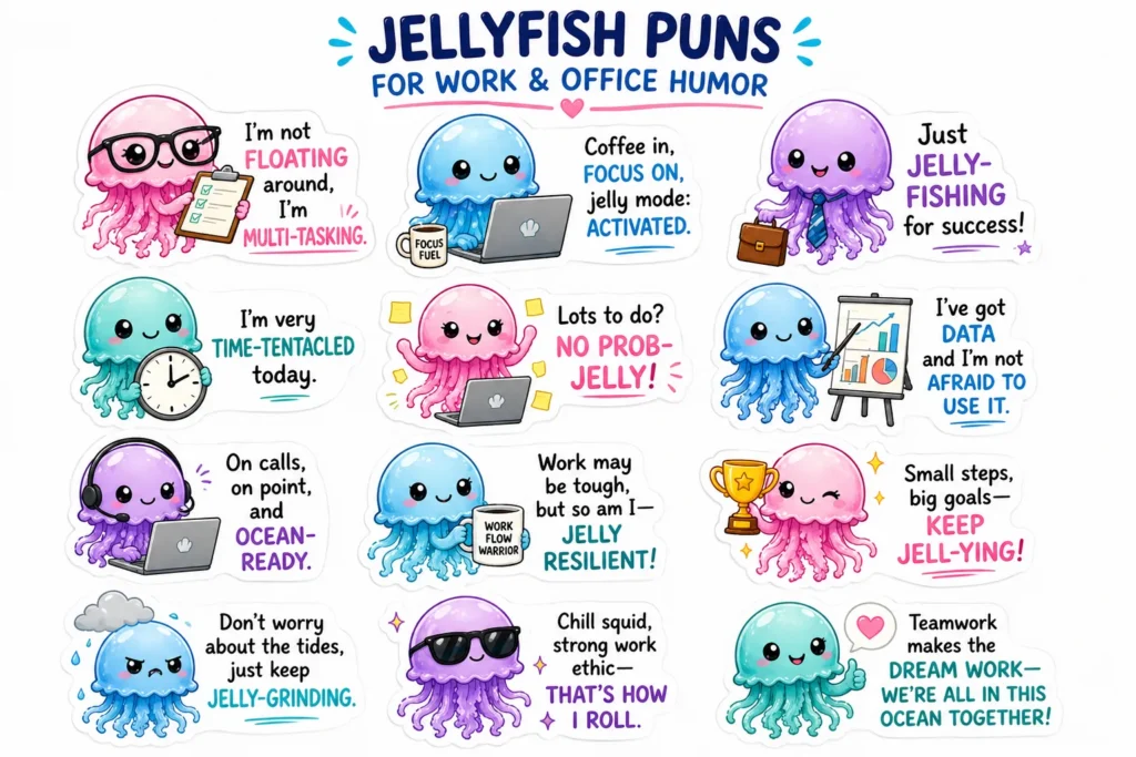Jellyfish Puns for Work and Office Humor