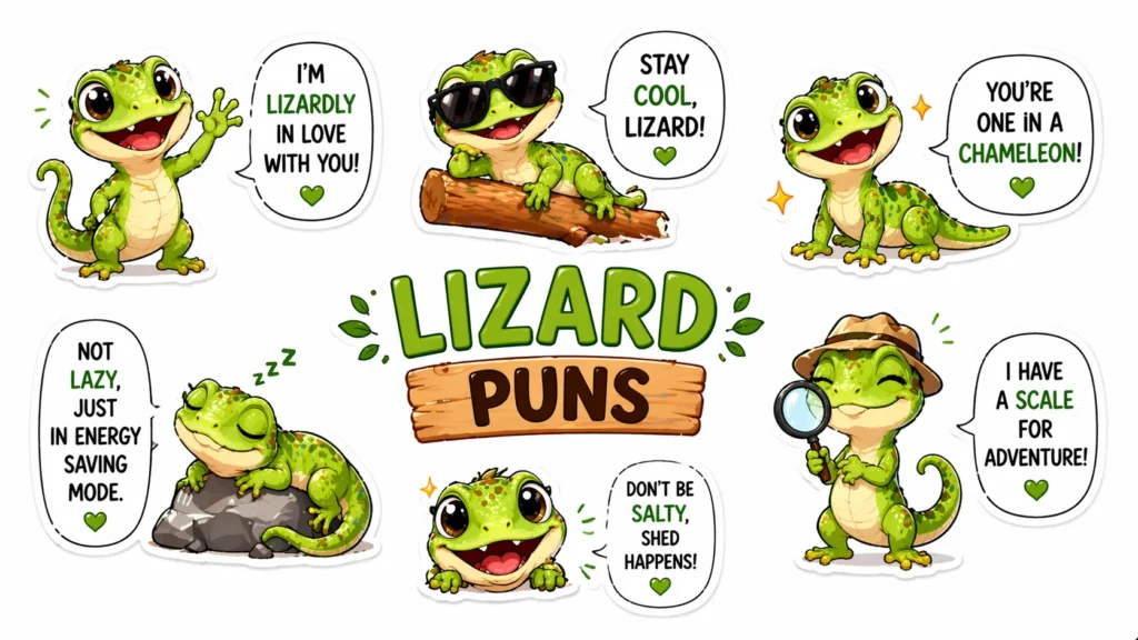 Lizard Puns