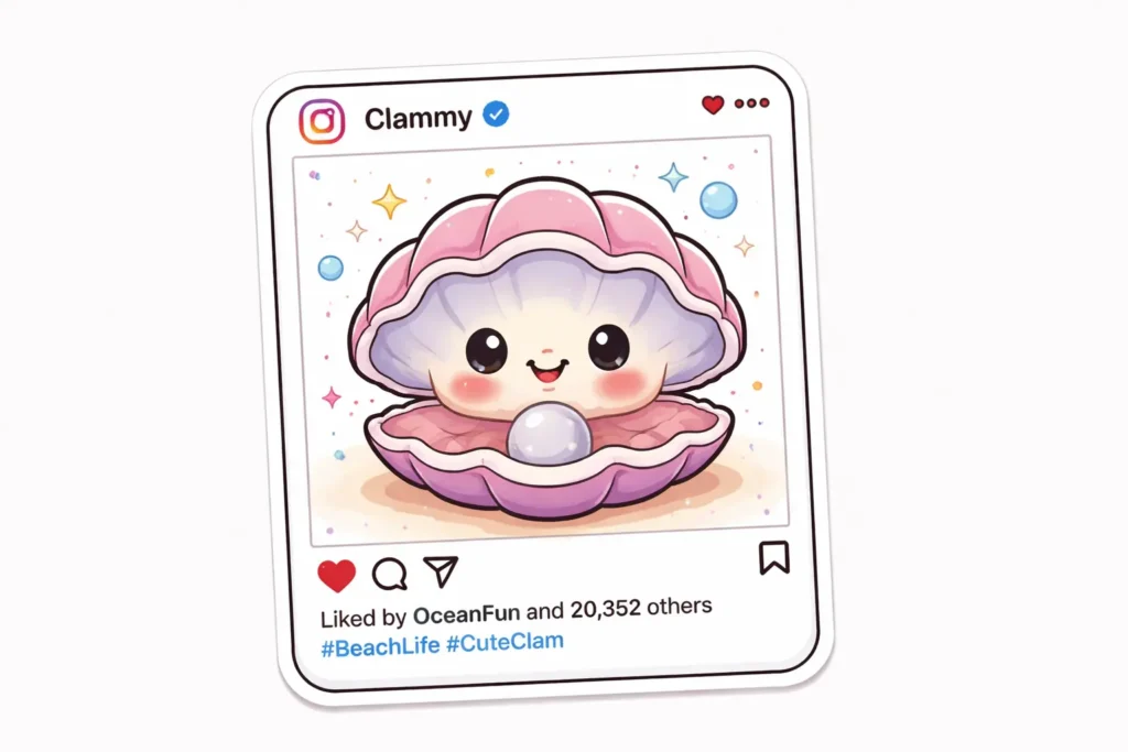 clam instagram