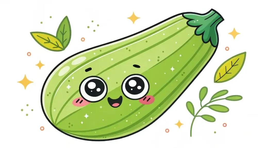 cute zucchini squash
