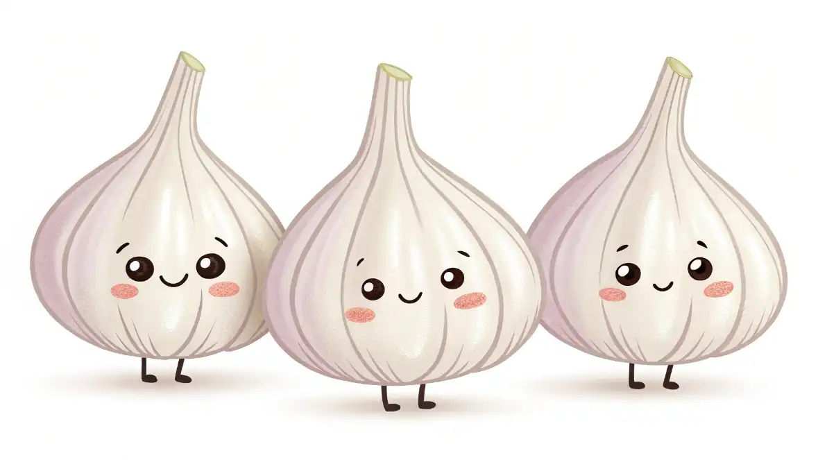 garlic cloves cute