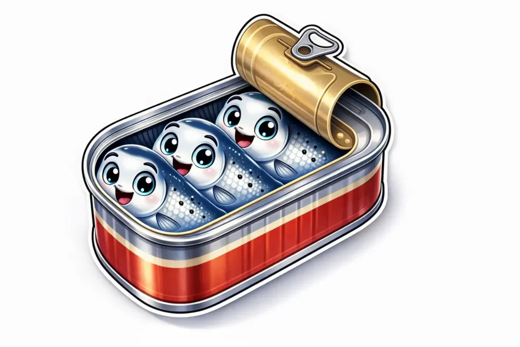 sardine tin can