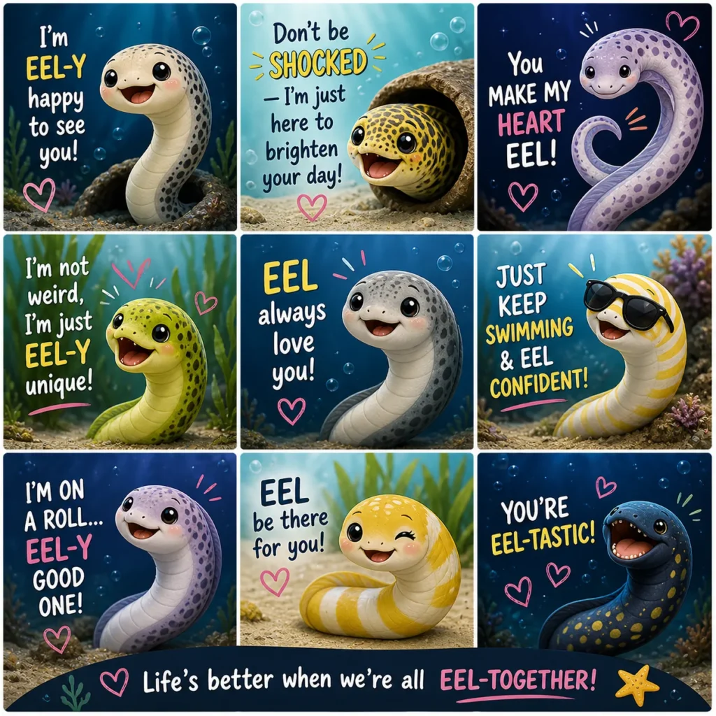 Cute Eel Puns