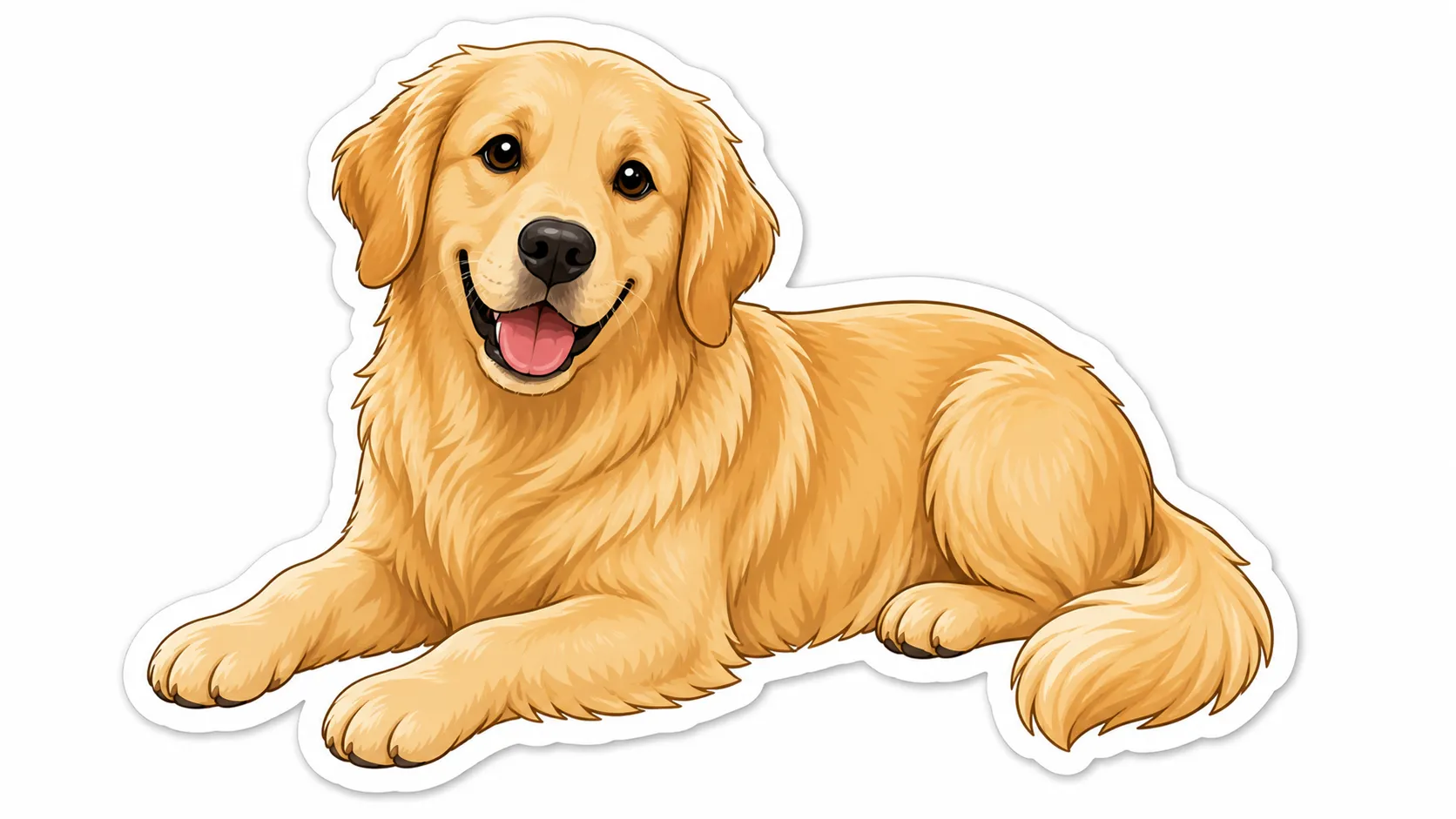 Cute Golden retriever