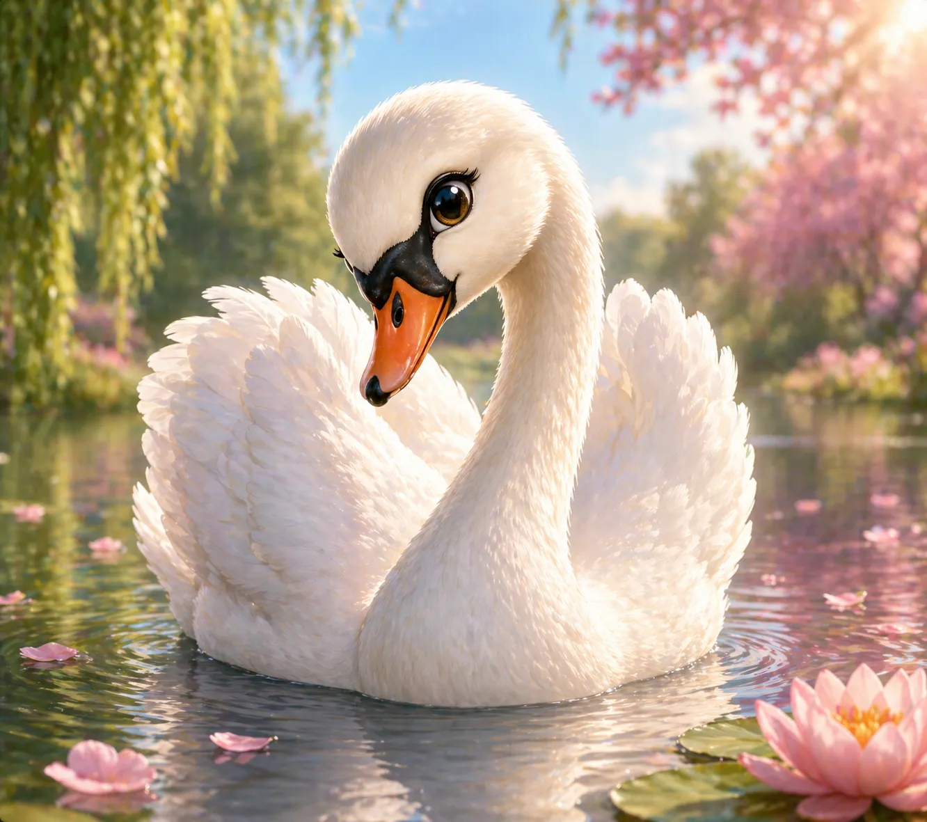 Cute Swan Puns
