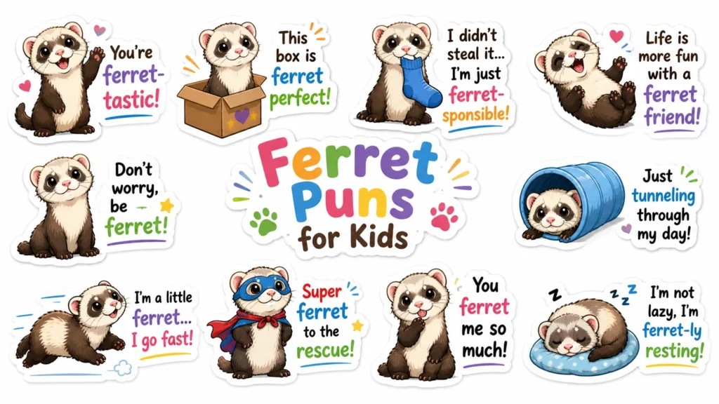 Ferret Puns for Instagram