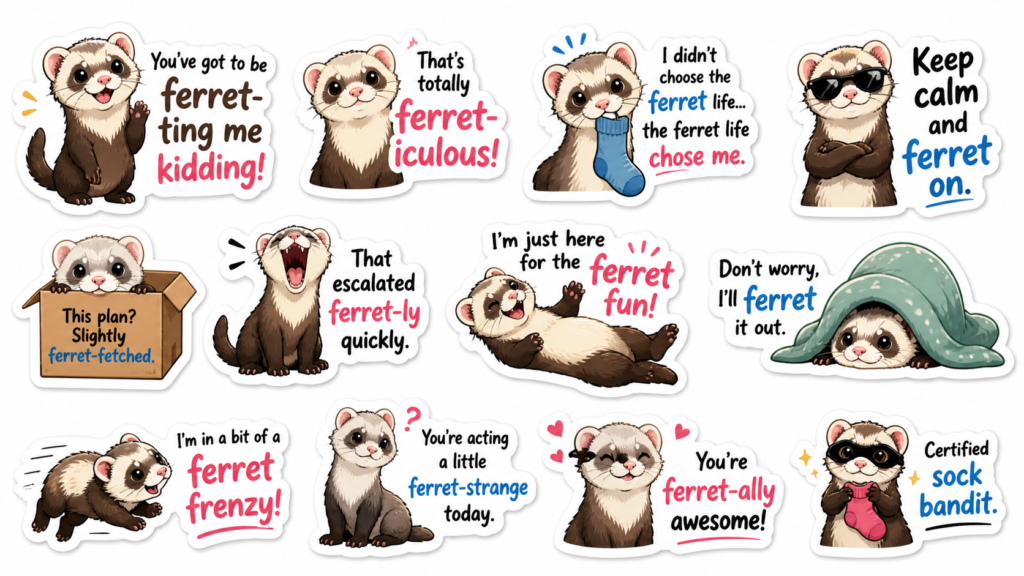 Funny Ferret Puns
