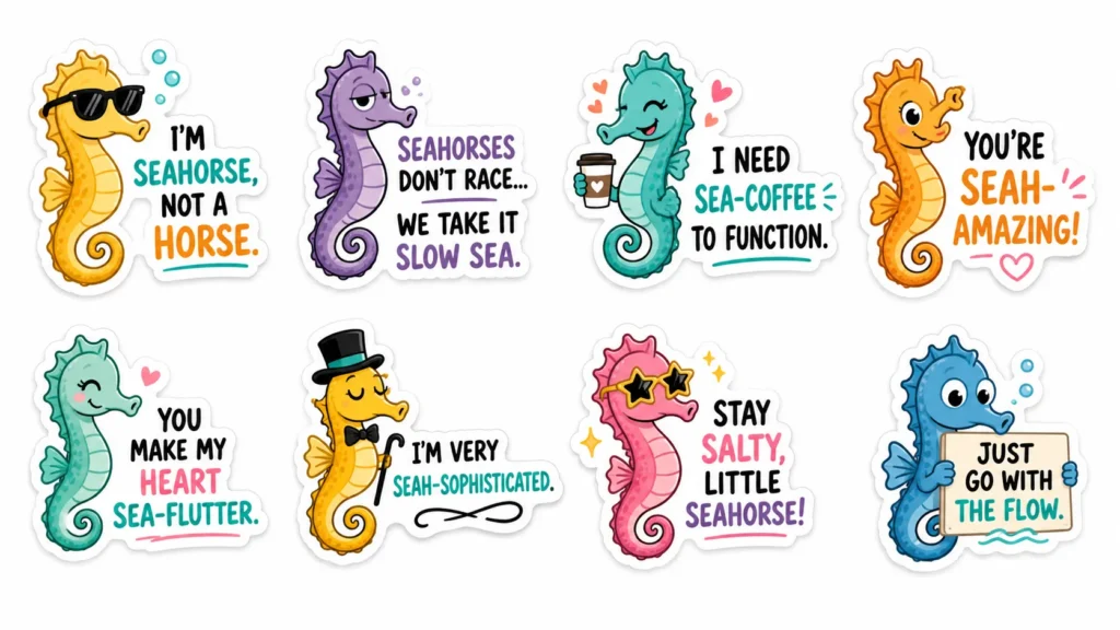 Funny Seahorse Puns