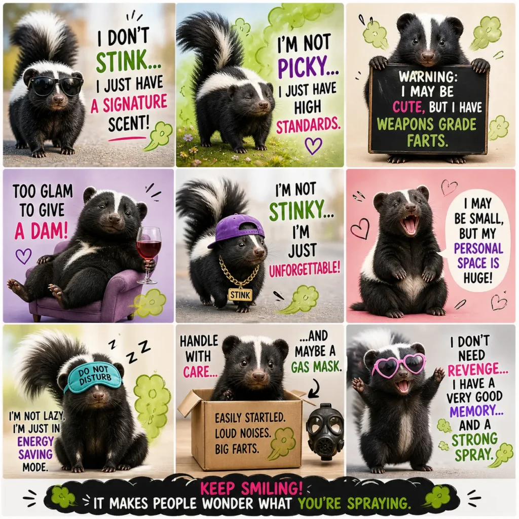 Funny Skunk Puns