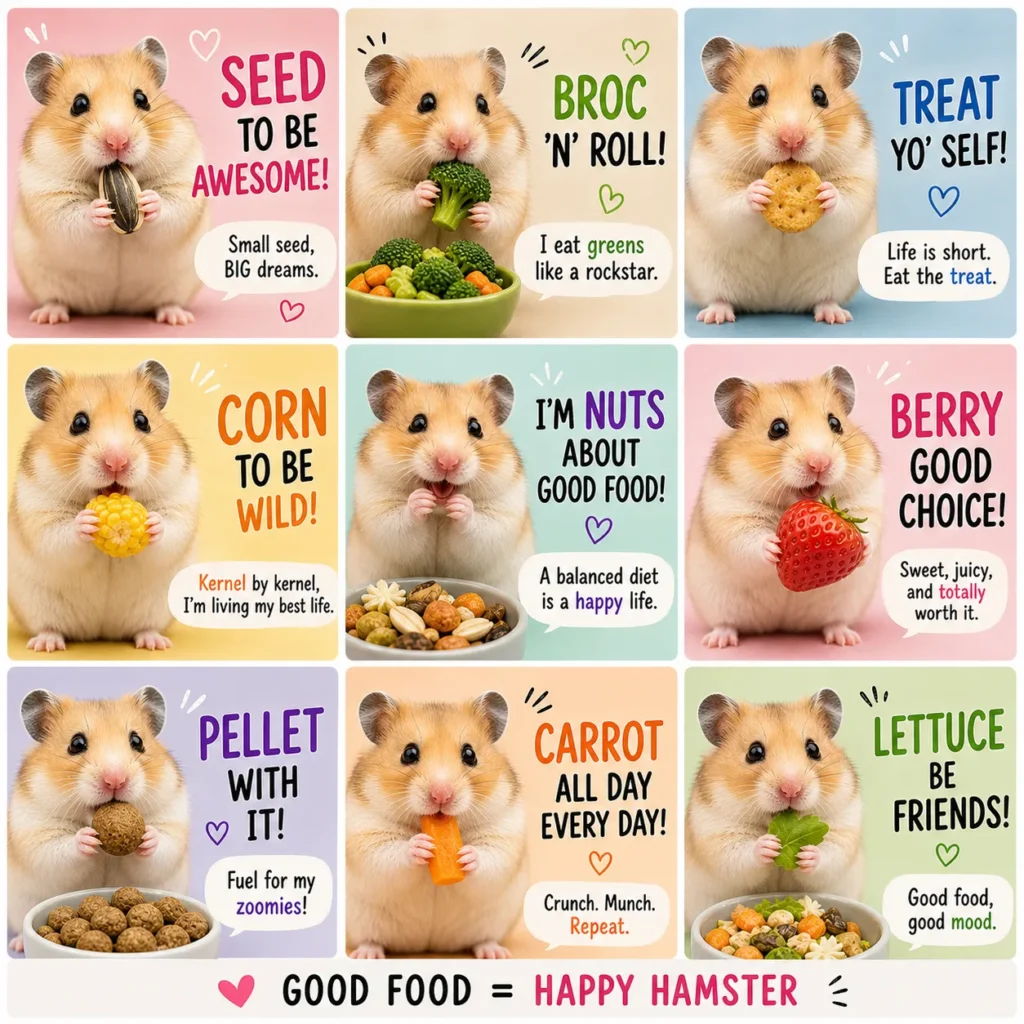 Hamster Food Puns