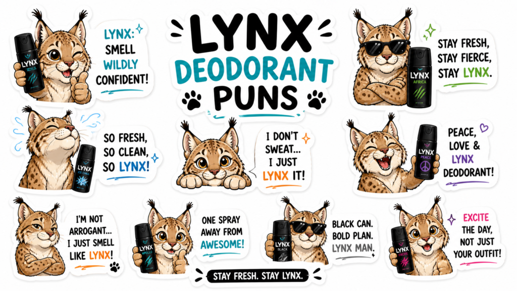 Lynx Deodorant Puns