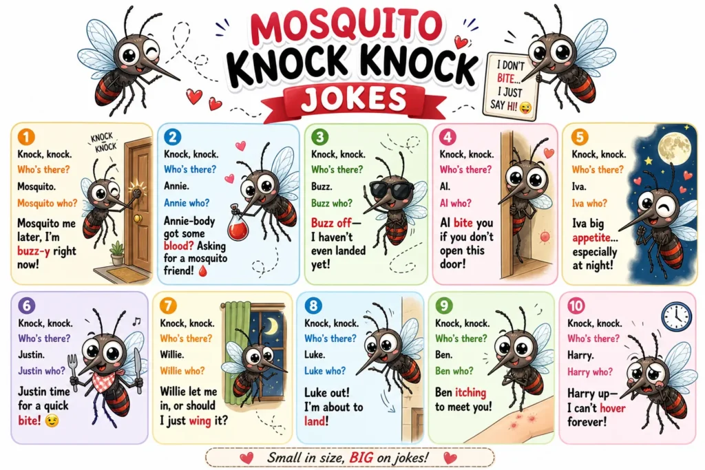 Mosquito Knock Knock Jokes