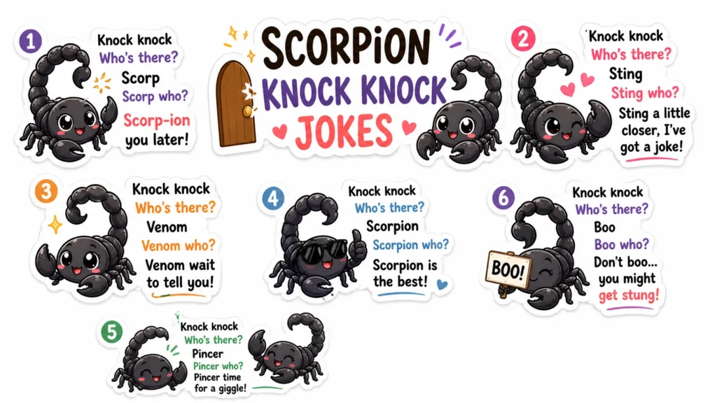 Scorpion Knock Knock Jokes