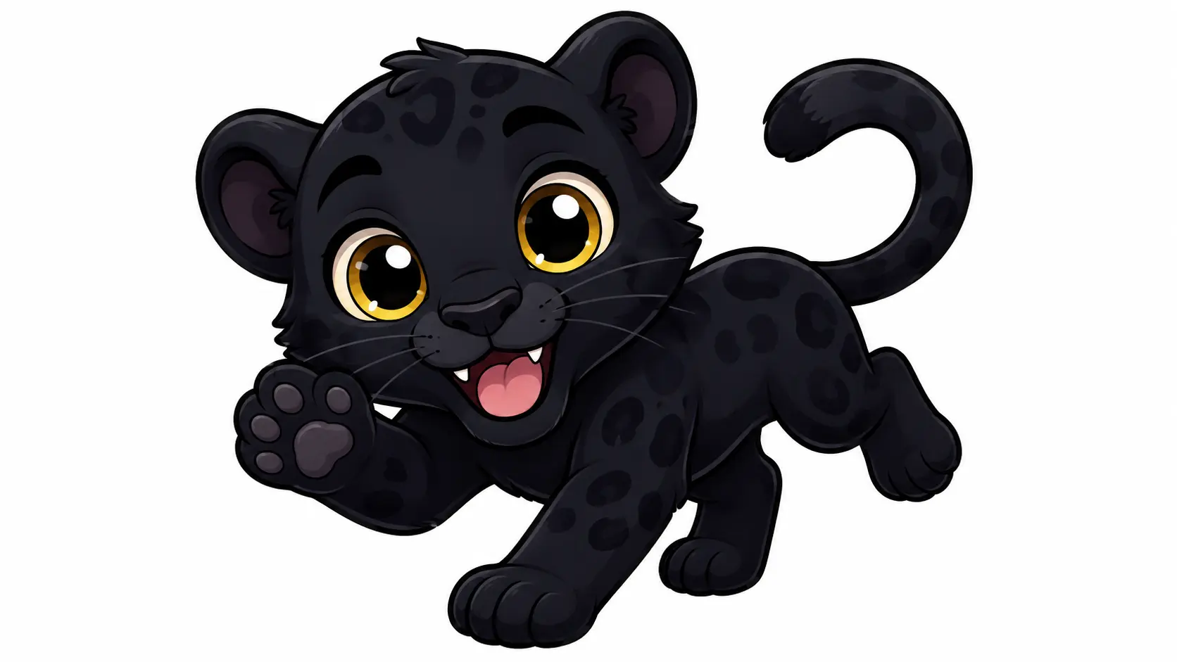 black panther cute small