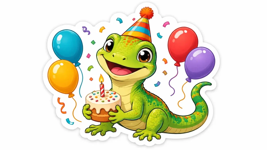 lizard birthday