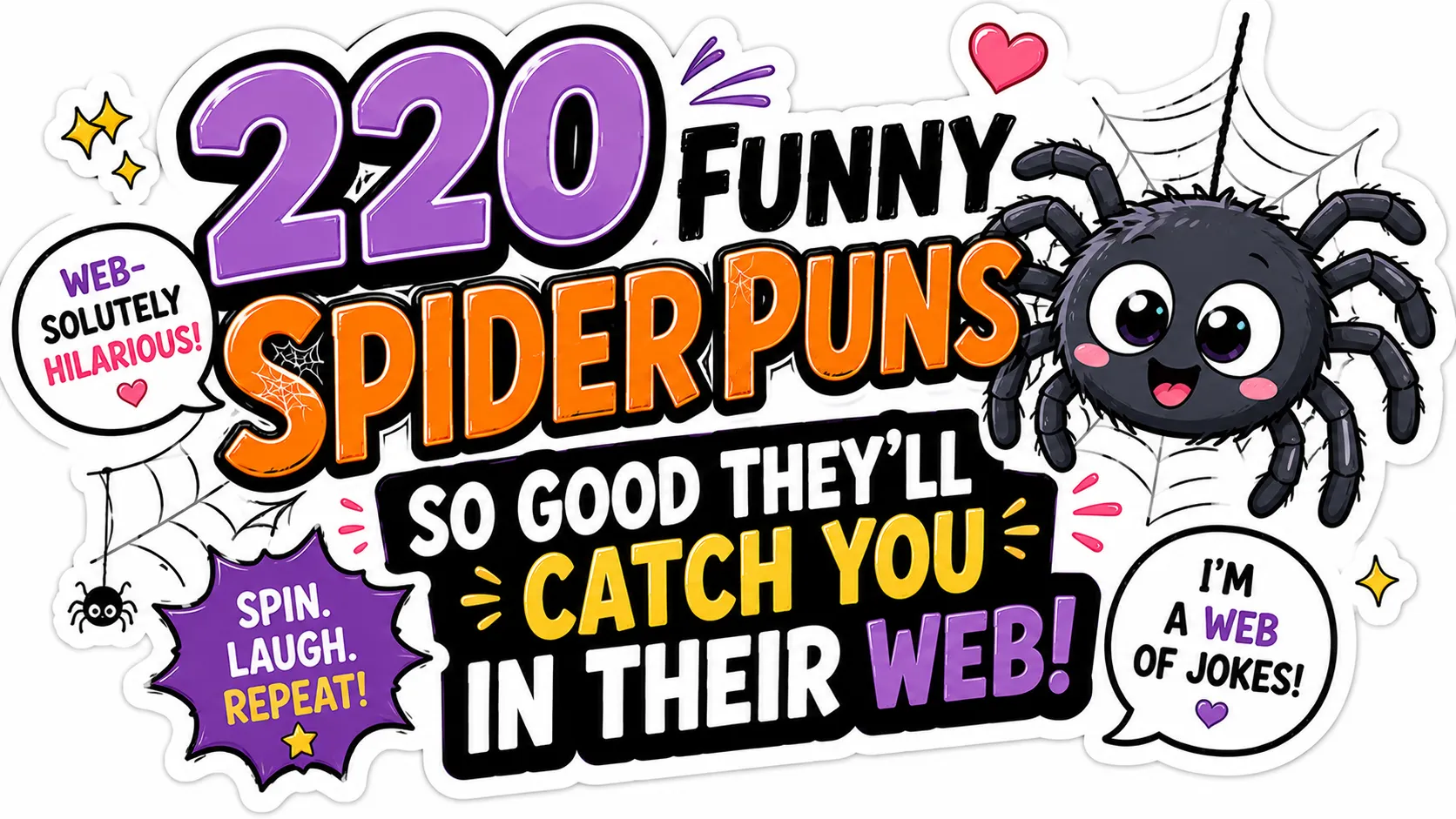 220 Funny Spider Puns So Good They’ll Catch You in Their Web