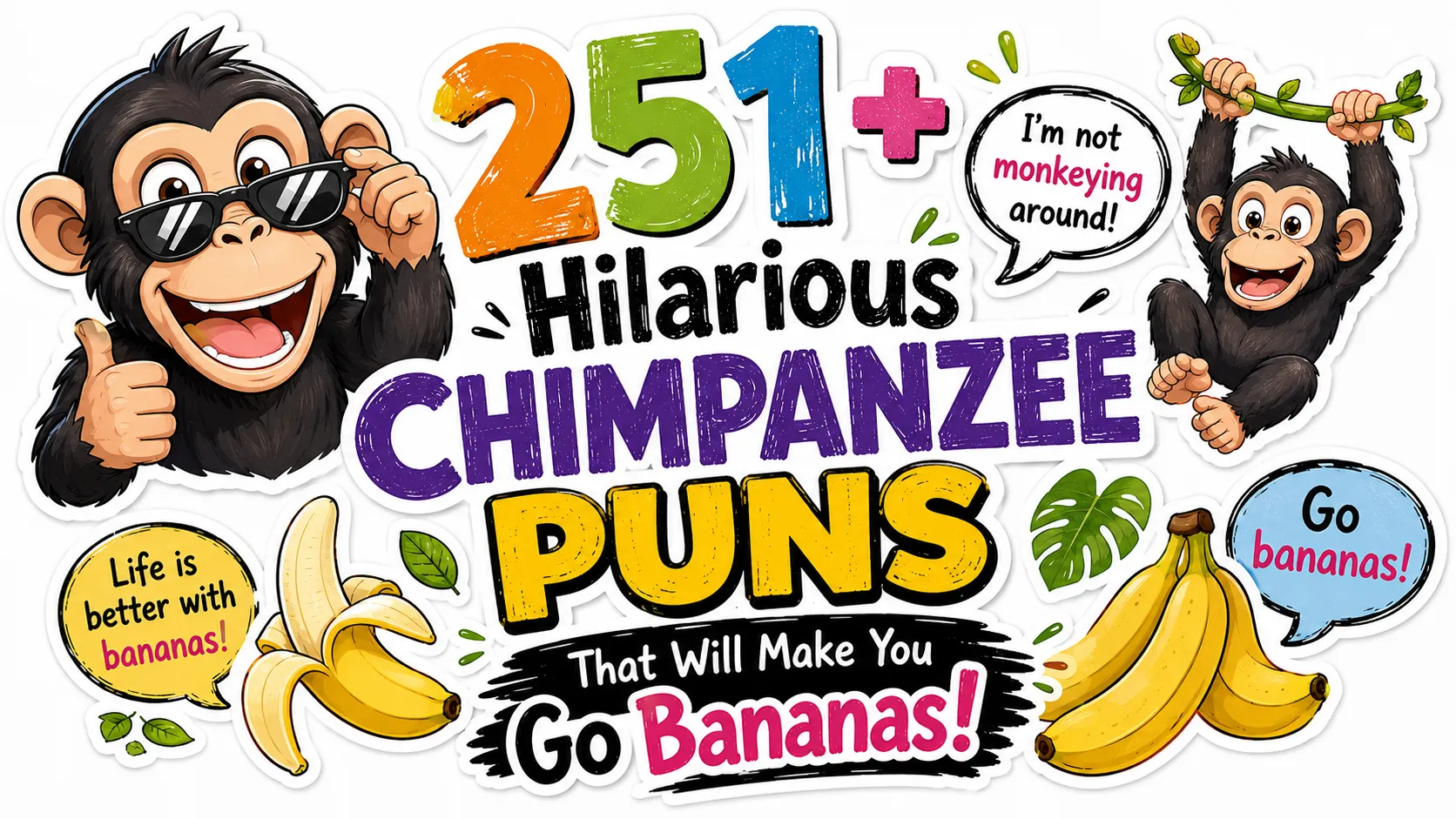 251+ Hilarious Chimpanzee Puns That Will Make You Go Bananas