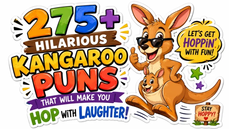 275+ Hilarious Kangaroo Puns That Will Make You Hop With Laughter