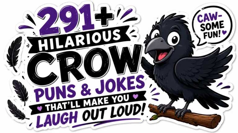 291+ Hilarious Crow Puns & Jokes That’ll Make You Laugh Out Loud