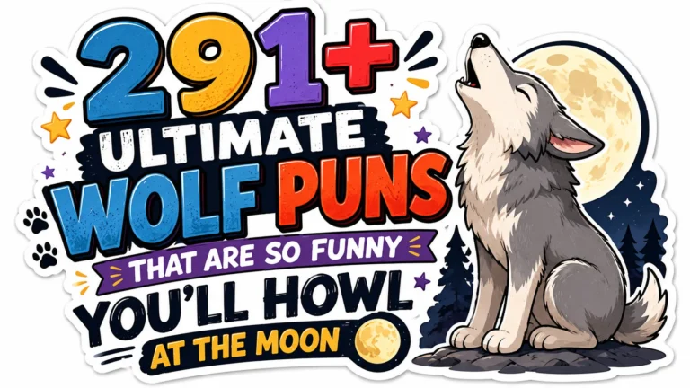 291+ Ultimate Wolf Puns That Are So Funny You’ll Howl at the Moon