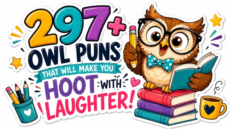 297+ Owl Puns That Will Make You Hoot With Laughter